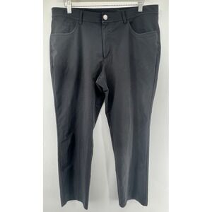 Dunning Golf Mens Pants Tagged 36/30 Actual 38/30 Black Quick Dry